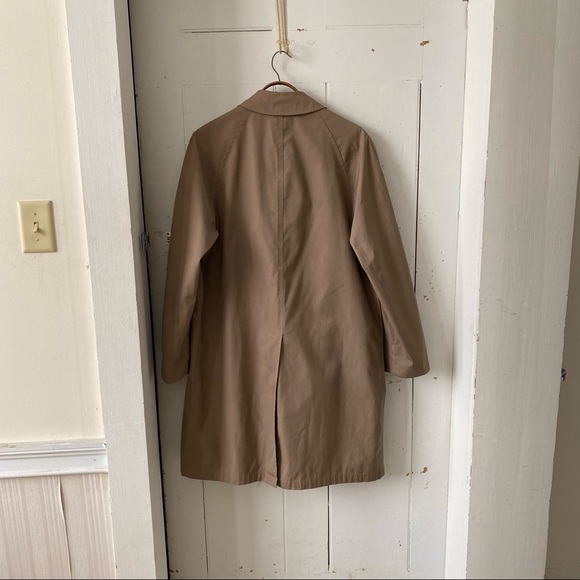 Nino Cerruti Vintage Rue Royale Taupe Trench Coat - Picture 3 of 10